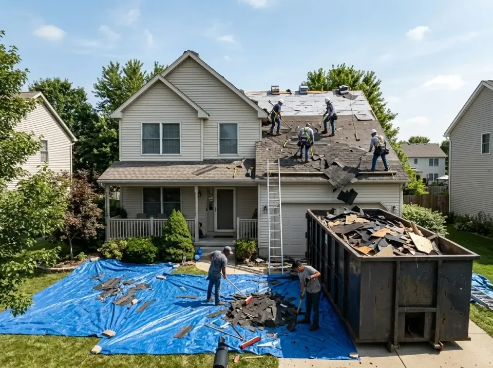 roof-replacement-debris-remova-004 — frequently asked questions, Cheapest Dumpster Rentals in Lake Panasoffkee, FL